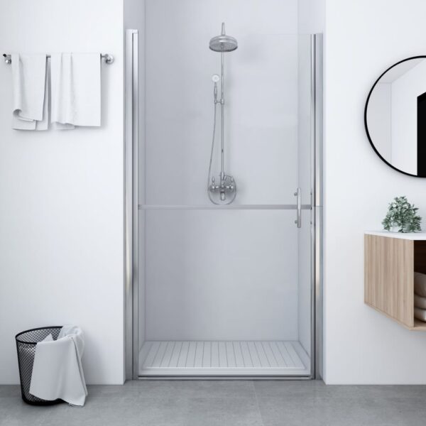 vidaXL Shower Door Tempered Glass 31.9"x76.8"