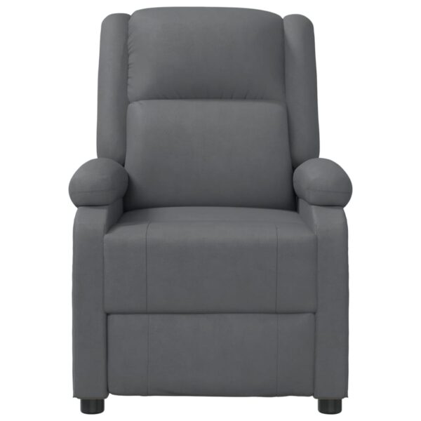 vidaXL Massage Chair Anthracite Faux Leather - Image 3