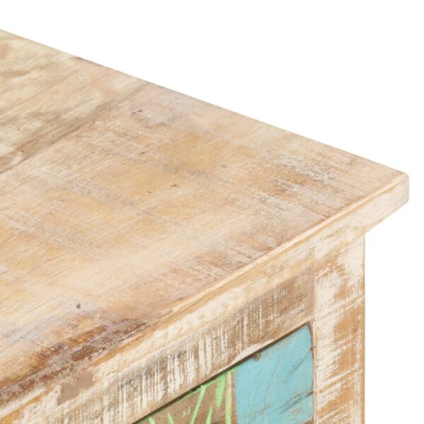 vidaXL Coffee Table 39.4"x21.7"x15.7" Rough Acacia Wood - Image 5