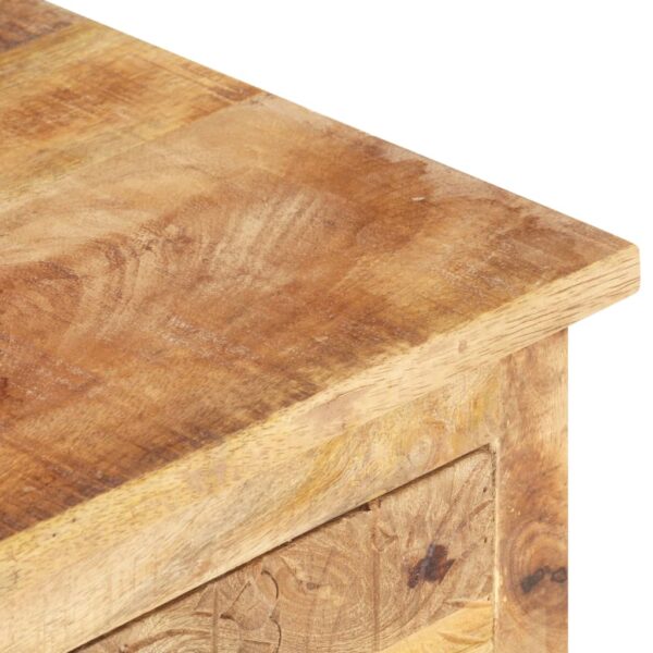 vidaXL Coffee Table 39.4"x21.7"x15.7" Rough Mango Wood - Image 5