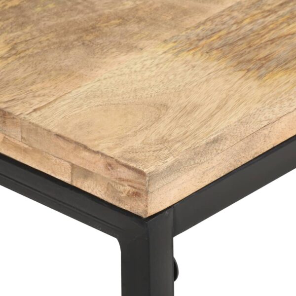 vidaXL Coffee Table 43.3"x23.6"x13.8" Solid Mango Wood - Image 4