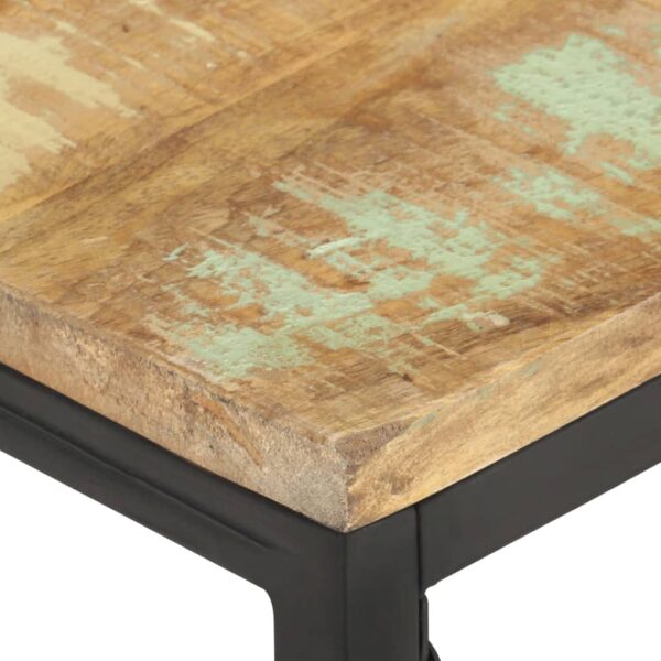 vidaXL Coffee Table 43.3"x23.6"x13.8" Solid Reclaimed Wood - Image 4