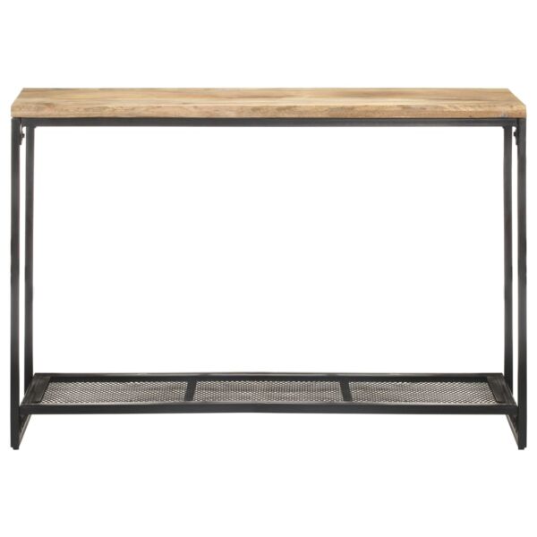 vidaXL Console Table 43.3"x13.8"x29.5" Solid Mango Wood - Image 2