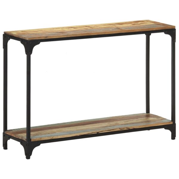 vidaXL Console Table 43.3"x11.8"x29.5" Solid Reclaimed Wood