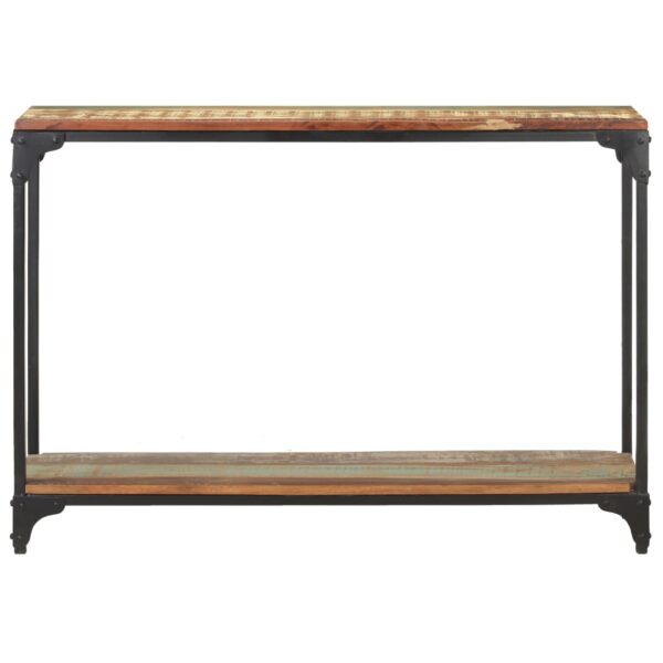 vidaXL Console Table 43.3"x11.8"x29.5" Solid Reclaimed Wood - Image 2