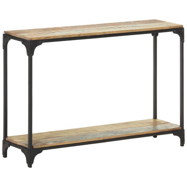 vidaXL Console Table 43.3"x11.8"x29.5" Solid Reclaimed Wood - Image 11