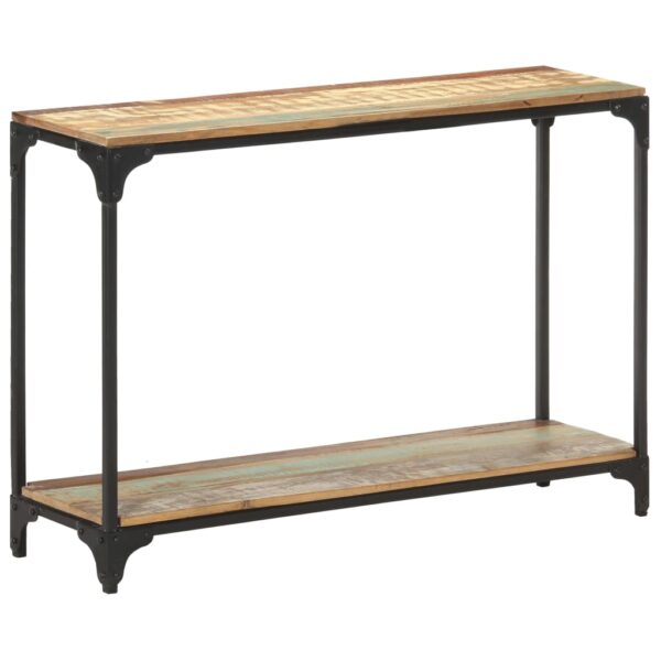 vidaXL Console Table 43.3"x11.8"x29.5" Solid Reclaimed Wood - Image 10