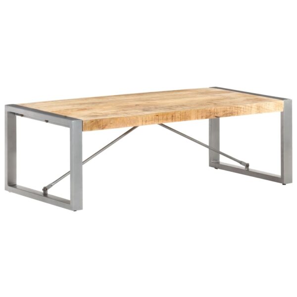 vidaXL Coffee Table 47.2"x23.6"x15.7" Rough Mango Wood