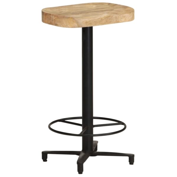 vidaXL Bar Stools 2 pcs 26" Solid Mango Wood - Image 10