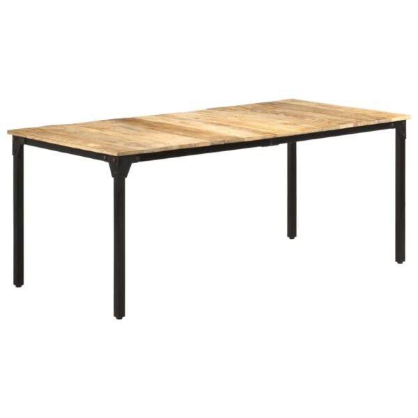 vidaXL Dining Table 70.9"x35.4"x29.9" Rough Mango Wood