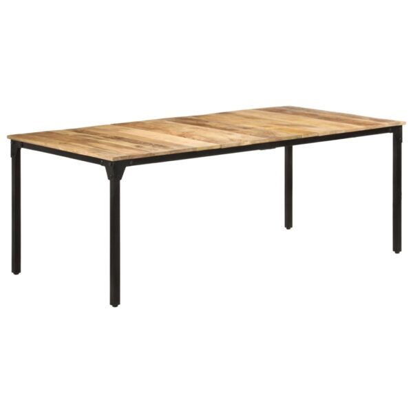 vidaXL Dining Table 78.7"x39.4"x29.9" Rough Mango Wood