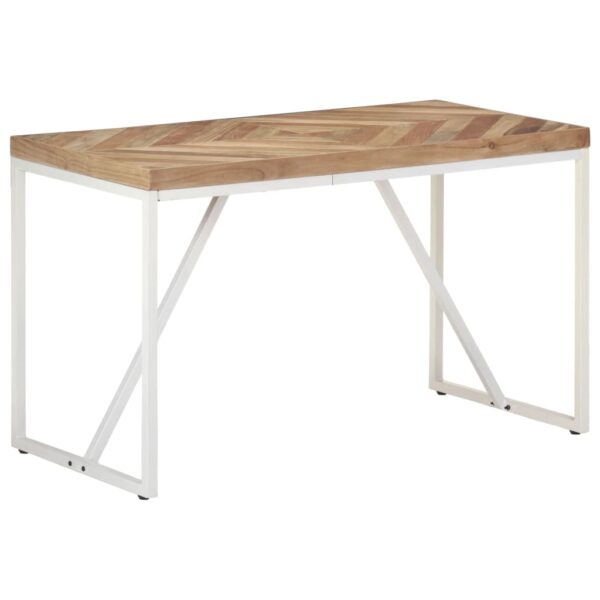 vidaXL Dining Table 47.2"x23.6"x29.9" Solid Acacia and Mango Wood