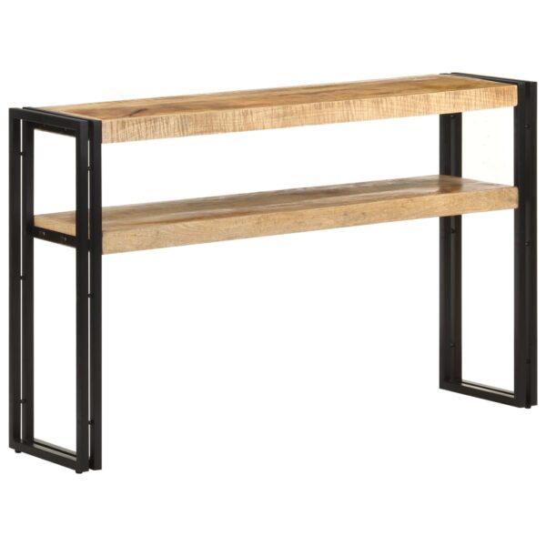 vidaXL Console Table 47.2"x11.8"x29.5" Rough Mango Wood