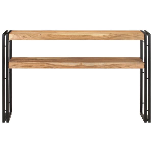 vidaXL Console Table 47.2"x11.8"x29.5" Solid Acacia Wood - Image 2