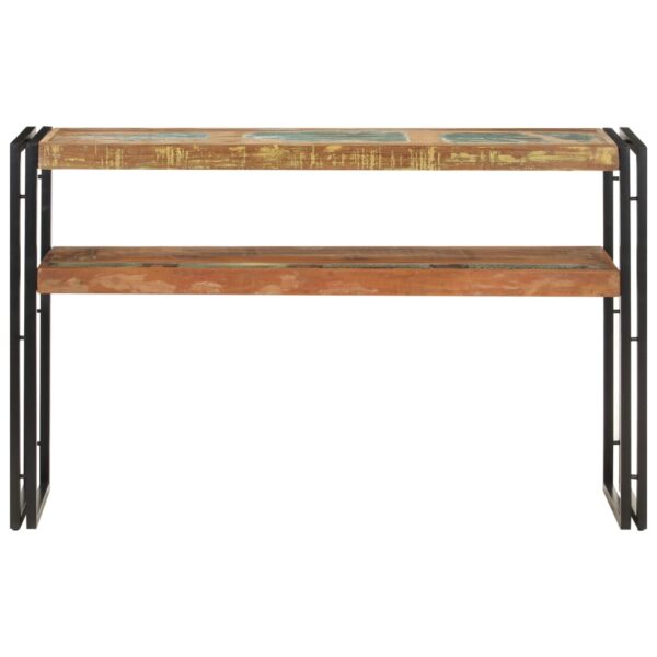 vidaXL Console Table 47.2"x11.8"x29.5" Solid Reclaimed Wood - Image 2