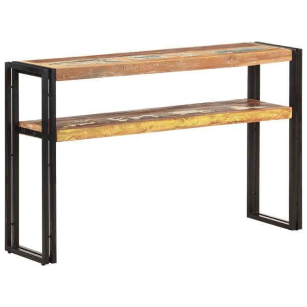 vidaXL Console Table 47.2"x11.8"x29.5" Solid Reclaimed Wood - Image 8