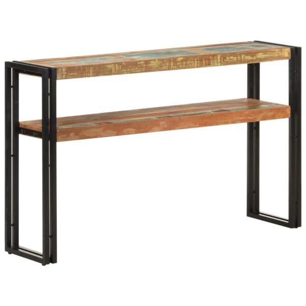 vidaXL Console Table 47.2"x11.8"x29.5" Solid Reclaimed Wood - Image 9