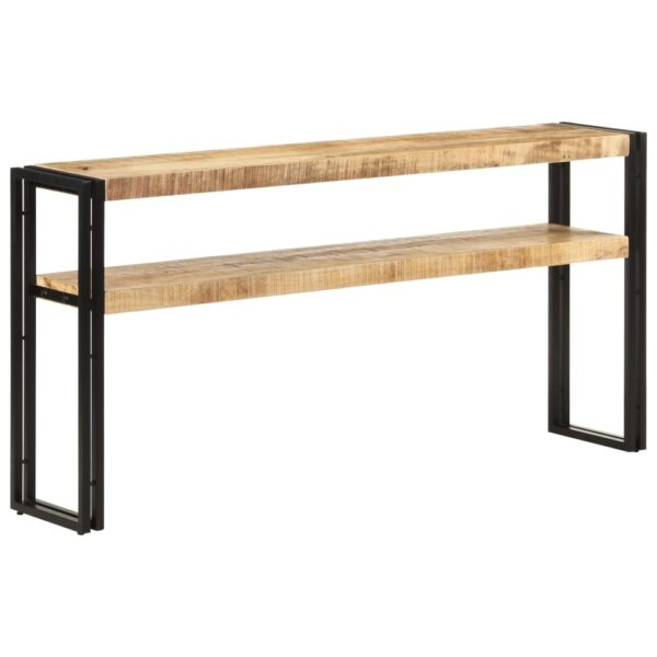 vidaXL Console Table 59.1"x11.8"x29.5" Rough Mango Wood