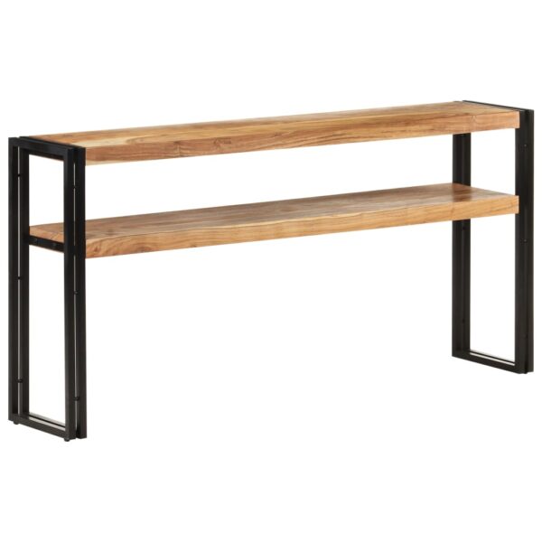 vidaXL Console Table 59.1"x11.8"x29.5" Solid Acacia Wood - Image 6