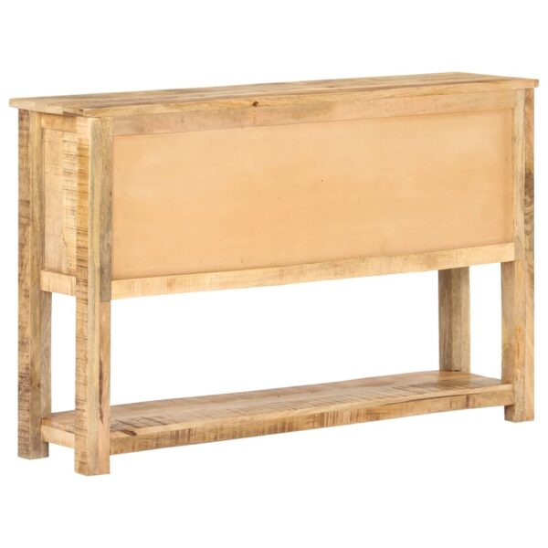 vidaXL Sideboard 47.2"x11.8"x29.9" Rough Mango Wood - Image 3