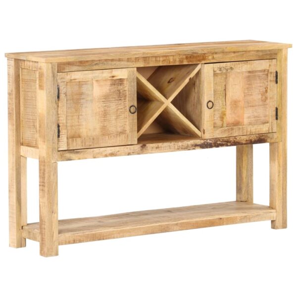 vidaXL Sideboard 47.2"x11.8"x29.9" Rough Mango Wood - Image 8