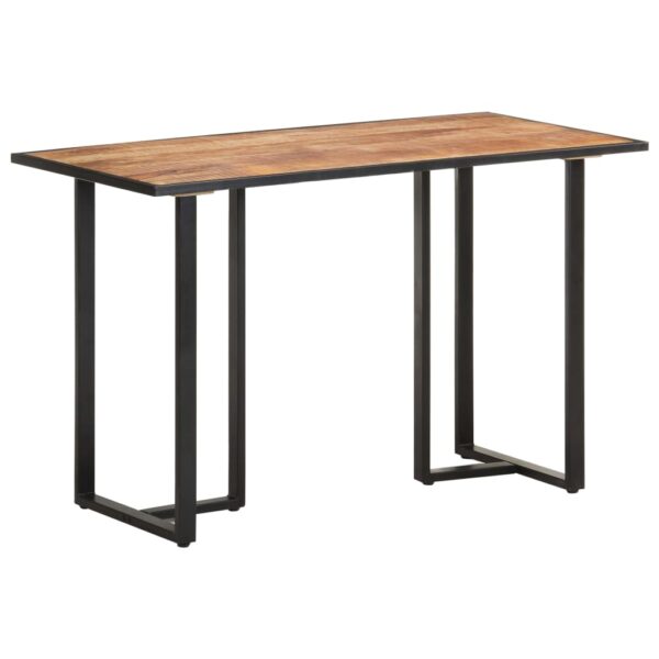 vidaXL Dining Table 47.2" Rough Mango Wood - Image 8