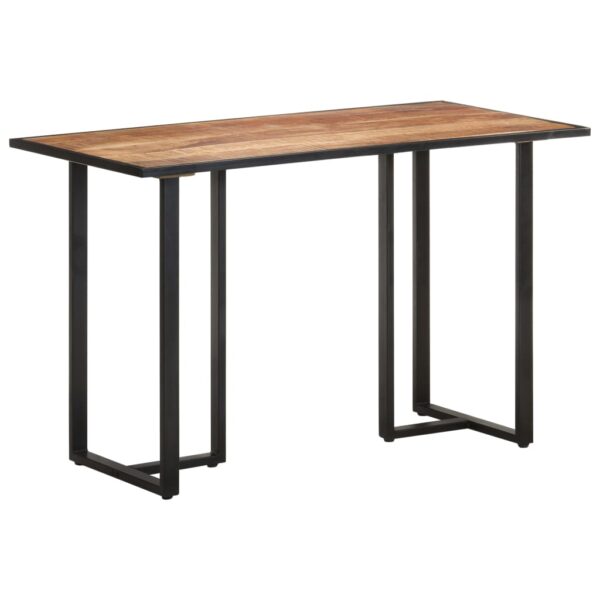 vidaXL Dining Table 47.2" Rough Mango Wood - Image 9