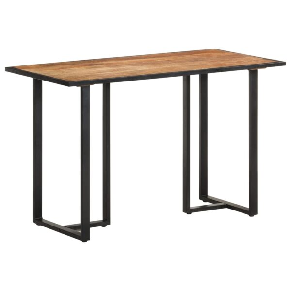 vidaXL Dining Table 47.2" Rough Mango Wood - Image 10