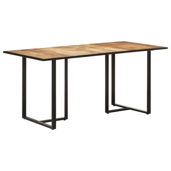 vidaXL Dining Table 63" Rough Mango Wood