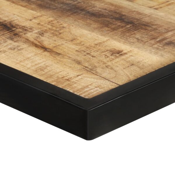 vidaXL Dining Table 70.9" Rough Mango Wood - Image 5