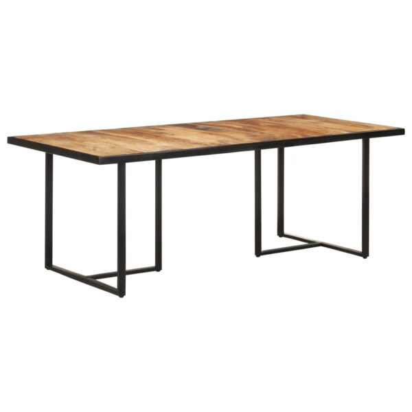 vidaXL Dining Table 78.7" Rough Mango Wood