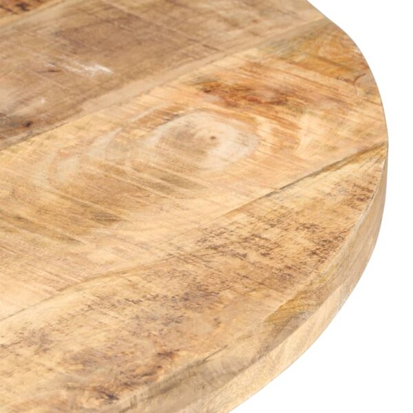 vidaXL Dining Table 31.5" Rough Mango Wood - Image 3