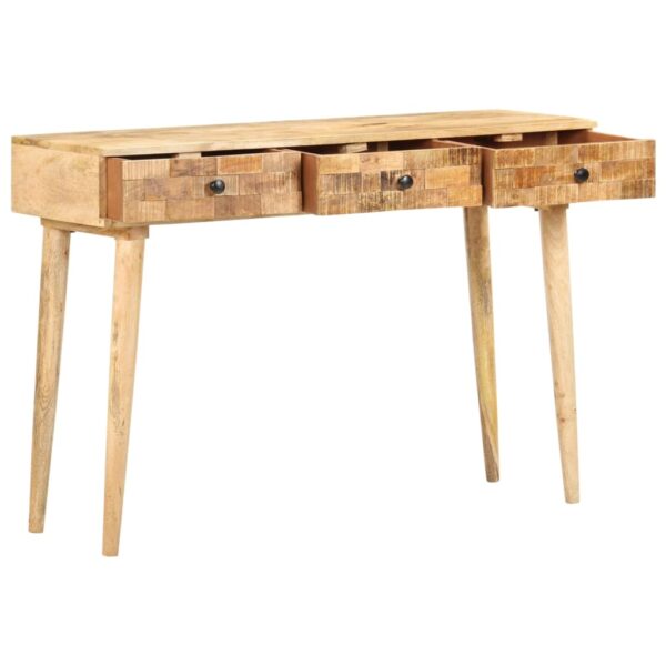 vidaXL Console Table 45.3"x13.8"x29.9" Solid Mango Wood - Image 2