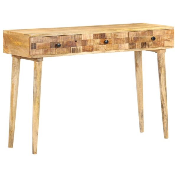 vidaXL Console Table 45.3"x13.8"x29.9" Solid Mango Wood - Image 9