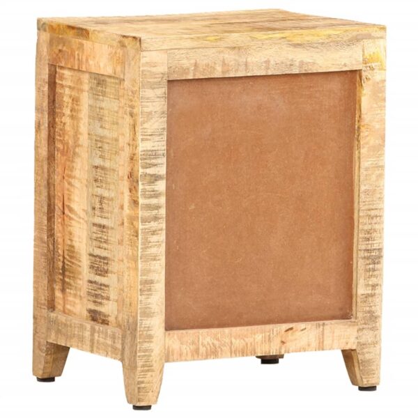 vidaXL Bedside Cabinet 15.7"x11.8"x19.7" Solid Wood Mango - Image 5