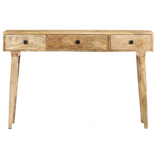 vidaXL Console Table 45.3"x13.8"x29.9" Solid Mango Wood - Image 3