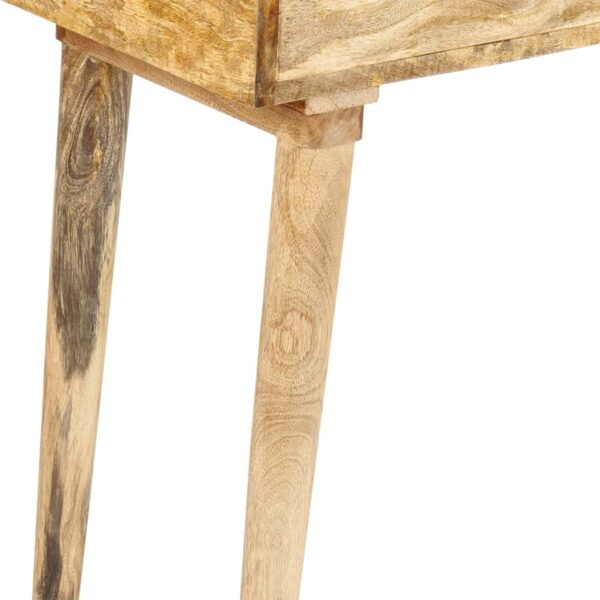 vidaXL Console Table 45.3"x13.8"x29.9" Solid Mango Wood - Image 7