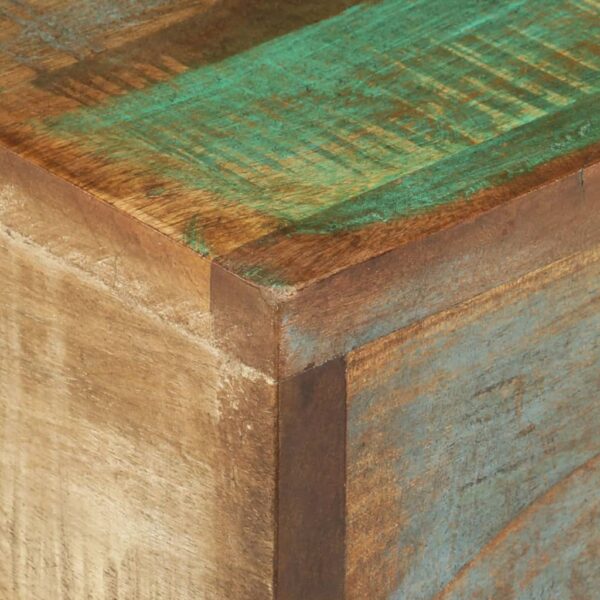 vidaXL Side Table 11.8"x11.8"x13" Solid Reclaimed Wood - Image 3