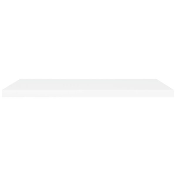 vidaXL Floating Wall Shelves 4 pcs White 35.4"x9.3"x1.5" MDF - Image 4