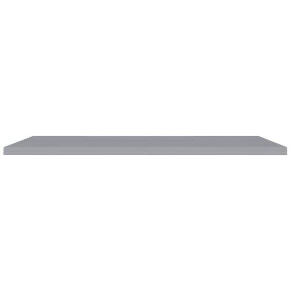 vidaXL Floating Wall Shelf Gray 47.2"x9.3"x1.5" MDF - Image 4