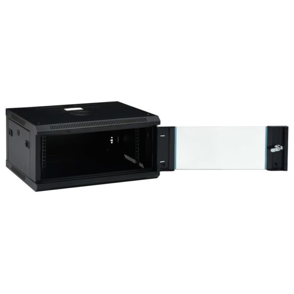 vidaXL 4U Wall Mounted Network Cabinet 19" IP20 23.6"x17.7"x11.2" - Image 2