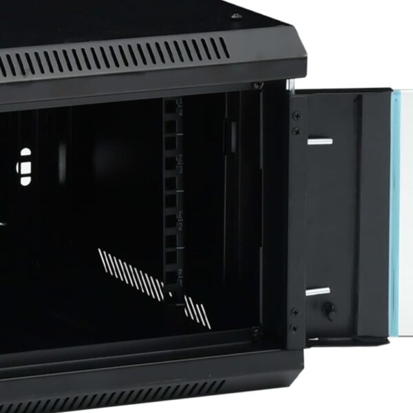 vidaXL 4U Wall Mounted Network Cabinet 19" IP20 23.6"x17.7"x11.2" - Image 7