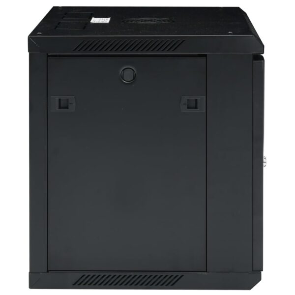 vidaXL 9U Wall Mounted Network Cabinet 19" IP20 23.6"x17.7"x20.1" - Image 3