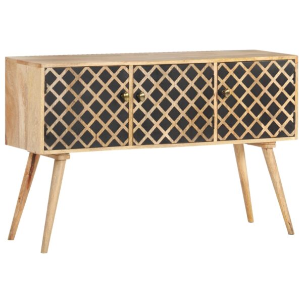 vidaXL Sideboard 46.5"x13.8"x29.5" Solid Mango Wood - Image 10