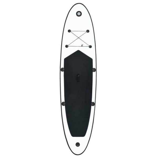 vidaXL Inflatable Stand Up Paddle Board Set Black and White - Image 3