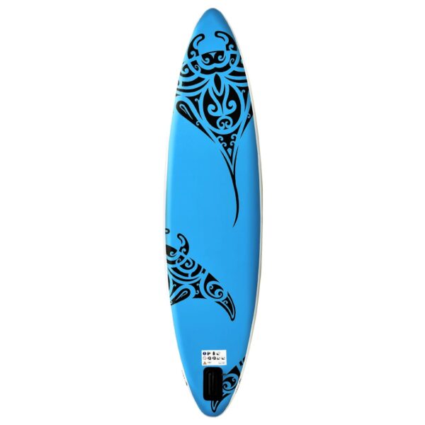 vidaXL Inflatable Stand Up Paddleboard Set 120.1"x29.9"x5.9" Blue - Image 3