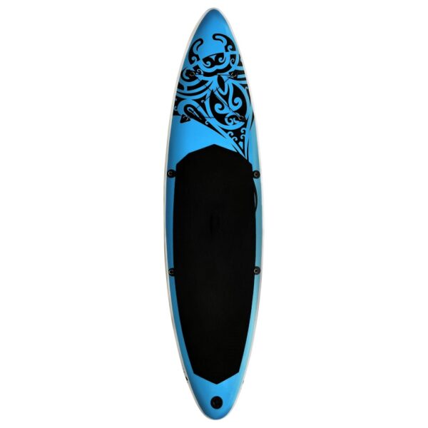 vidaXL Inflatable Stand Up Paddleboard Set 120.1"x29.9"x5.9" Blue - Image 4