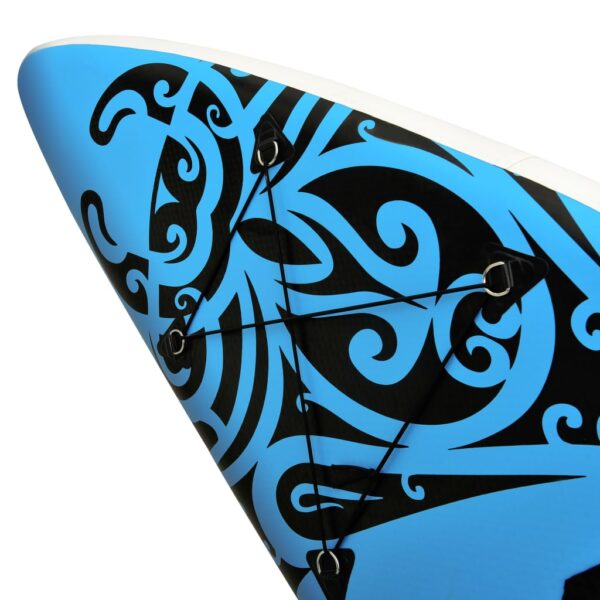 vidaXL Inflatable Stand Up Paddleboard Set 120.1"x29.9"x5.9" Blue - Image 8