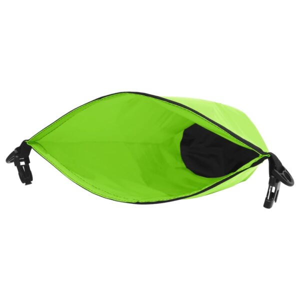 vidaXL Dry Bag with Zipper Green 5.3 gal PVC - Image 4