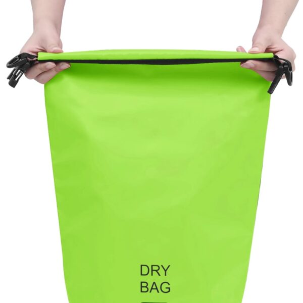 vidaXL Dry Bag Green 2.6 gal PVC - Image 2